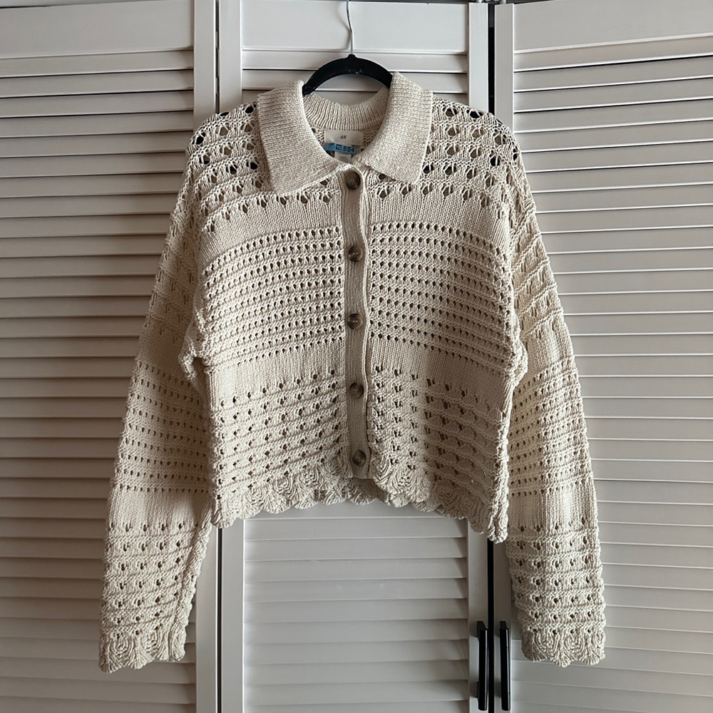 H&M Crochet Cardigan